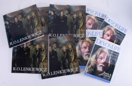 Four Devon Life Robert Lenkiewicz magazines together with seven White Lane Press Robert Lenkiewicz