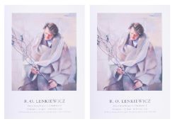 Robert Lenkiewicz, Project 1 Vagrancy, two posters, titled Pieces from Project 1, (2).