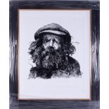 Robert Lenkiewicz (1941-2002) 'Early study Diogenes, Project 6' signed limited edition