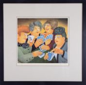 Beryl Cook (1926-2008) 'A Full House' signed limited edition print 117/650, overall size 76cm x 79cm