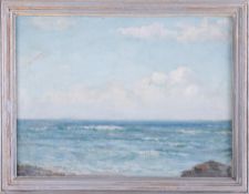 John Wheatley, (1892-1955) oil on board, seascape, signed, 32cm x 44cm.