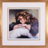 Robert Lenkiewicz (1941-2002) 'Study Of Lisa' signed limited edition print 149/750, overall size