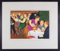 Beryl Cook (1926-2008) 'Manipulators' signed Artist Proof print 43/60, overall size 79cm x 93cm (