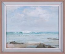 John Wheatley, (1892-1955) oil on board, seascape, signed, 40cm x 50cm.