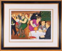 Beryl Cook (1926-2008) 'The Manipulators' signed print, 41/300, overall size 92cm x 76cm (