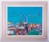 Alan Furneaux (born 1953) oil ‘Brighton and Kemptown and Marine’ signed, 1996, 47cm x 57cm, titled