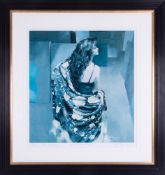Robert Lenkiewicz (1941-2002) 'Karen With Bronze Shawl' signed limited edition print 213/500, also