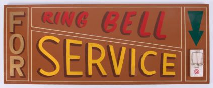 An original signwriters sign, hand painted in oil based enamel paint, the base colours mainly in oil