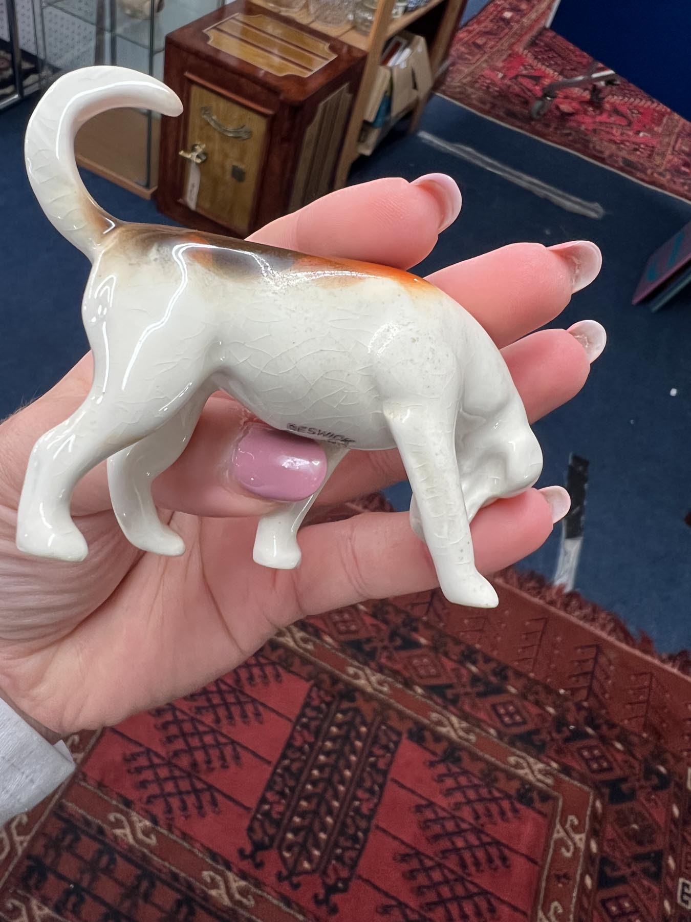 A Beswick hunting group together with two Royal Doulton horses (some damage to the hunting group). - Image 7 of 19