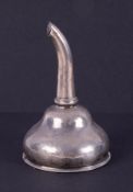 A 19th Century silver wine funnel, indistinct marks, approx weight 38g.