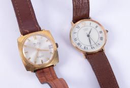 Two vintage gent's watches to include a Timex quartz & a MuDu automatic incabloc, (2).