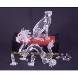 Swarovski Crystal Glass, Annual Edition 1997 Fabulous Creatures 'The Dragon' (damaged), boxed