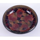 William Moorcroft, a Pomegranate footed bowl, diameter 22cm.