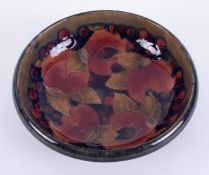 William Moorcroft, a Pomegranate footed bowl, diameter 22cm.
