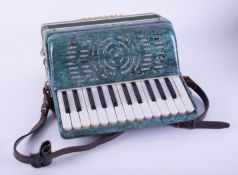 A Royal piano accordion, cased.