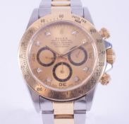 Rolex, a gents Oyster Perpetual Cosmograph Daytona, ref. 16523, in steel and yellow