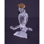 Swarovski Crystal Glass, 'Cockatoo', boxed.