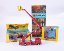 Corgi Toys 'Chitty Chitty Bang Bang' No.266, boxed, Corgi Toys 'Simon Snorkel Fire Engine' No.
