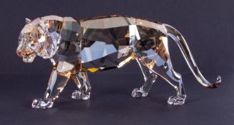 Swarovski Crystal Glass, 'Endangered Wildlife, Tiger, 2010' (1003148), boxed.