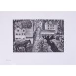 Eric Ravilious, Hull's Mill, etching, 62/150, purchased from Jennings Fine Art 2006.