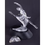 Swarovski Crystal Glass, Magic Of The Dance 'Anna' 2004, with stand, plaque and boxed.