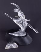 Swarovski Crystal Glass, Magic Of The Dance 'Anna' 2004, with stand, plaque and boxed.