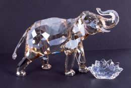 Swarovski Crystal Glass, 'Elephant Cinta, 2013' (1137207), boxed.