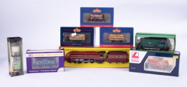 A mixed collection including OO Gauge King George VI, Lima HL6025 rail washing wagon etc, boxed.