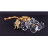 Swarovski Crystal Glass, 'Gold Grapes', unboxed.