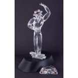 Swarovski Crystal Glass, Magic Of The Dance 'Antonio' 2003, with stand, plaque and boxed.