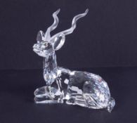 Swarovski Crystal Glass, 'Inspiration of Africa, The Kudu, 1994' (175703), boxed.