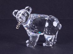 Swarovski Crystal Glass, 'Grizzly Bear Cub' (261925), boxed.