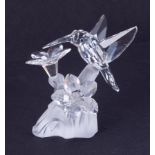 Swarovski Crystal Glass, 'Hummingbird, 1992' (166184), boxed.