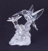 Swarovski Crystal Glass, 'Hummingbird, 1992' (166184), boxed.