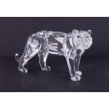 Swarovski Crystal Glass, 'Tiger', boxed.