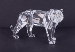 Swarovski Crystal Glass, 'Tiger', boxed.