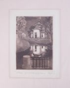 Faina Vasilyeva (Russian), etching with aquatint, St Petersburg, 32cm x 24cm, mounted.