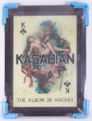Kasabian -original concept design for the Album cover ‘Empire’ signed by all band members.