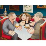 Beryl Cook (1926-2008) 'Russian Tea Room' signed limited edition print 47/60 AP, 44cm x 57cm, framed