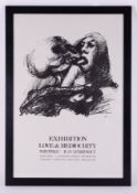 Robert Lenkiewicz (1941-2002) Two exhibition posters 'Love & Mediocrity' and a signed poster 'Mental