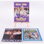 Beryl Cook, three books including a signed edition of 'The Bumper Edition' (3).