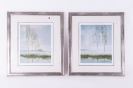 Rob Ford, a pair of signed limited edition prints 'Reflections I', 'Reflections II', 145/395, framed