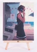 Jack Vettriano, 'Love, Devotion and Surrender' signed with personal inscription 'For Rosanna'. A