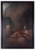 Bob Barker. 'Wet Feet, Warm Heart. original oil on canvas, 78cm x 110cm. Provenance: Purchased