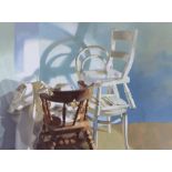 Robert Lenkiewicz (1941-2002) 'Chairs/ Project 7, Still Lives' signed limited edition print