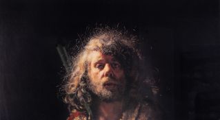 Robert Lenkiewicz (1941-2002) 'Self Portrait - Project 10' signed limited edition print 70/500, 41cm