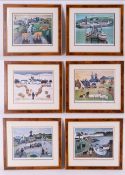 Alfred Daniels RBA RWA ARCA (1924-2015) a set of six signed limited edition prints