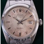 Rolex, a gents 1960's Air King Date, stainless steel automatic wristwatch, with original