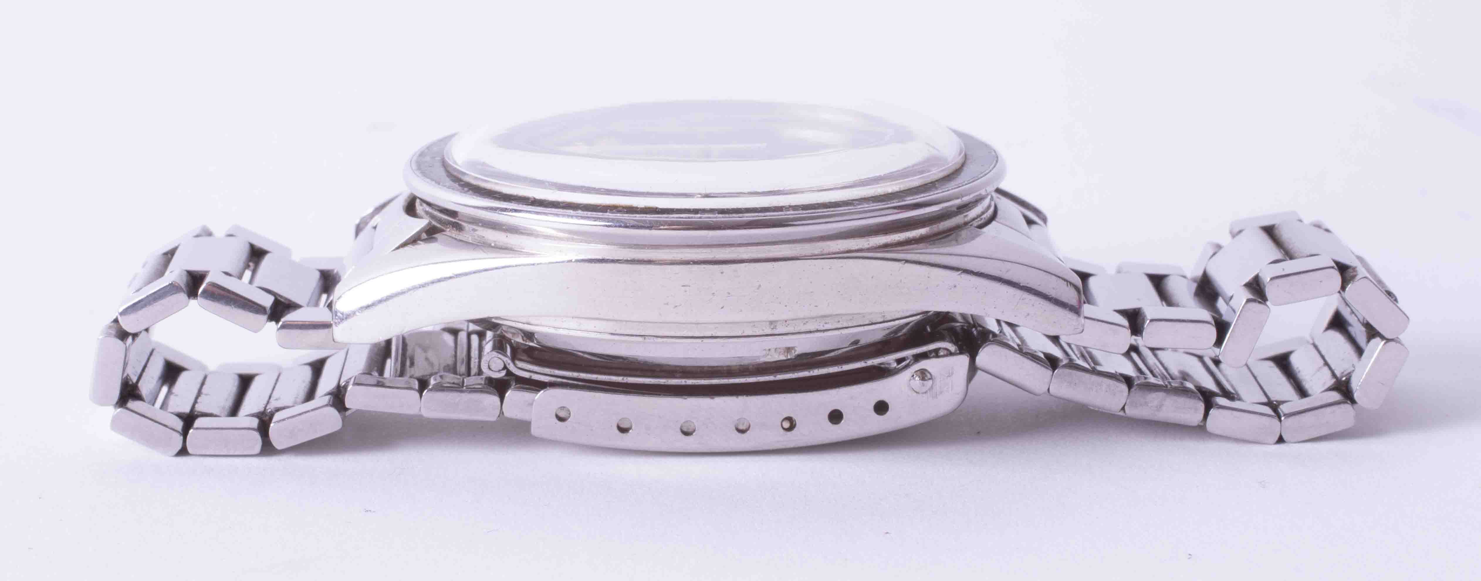 Omega Speedmaster chronograph, a rare circa 1961/2, gent's stainless steel manual wind wristwatch, - Image 7 of 7