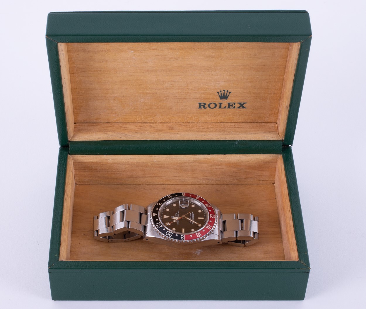 Rolex, a stainless steel automatic Rolex Oyster Perpetual Date GMT-Master II, 1989, 16710, - Bild 3 aus 7